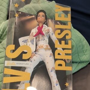 Barbie Signature Elvis Presley Doll in White and Pink